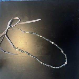 J. Crew silver and gold necklace